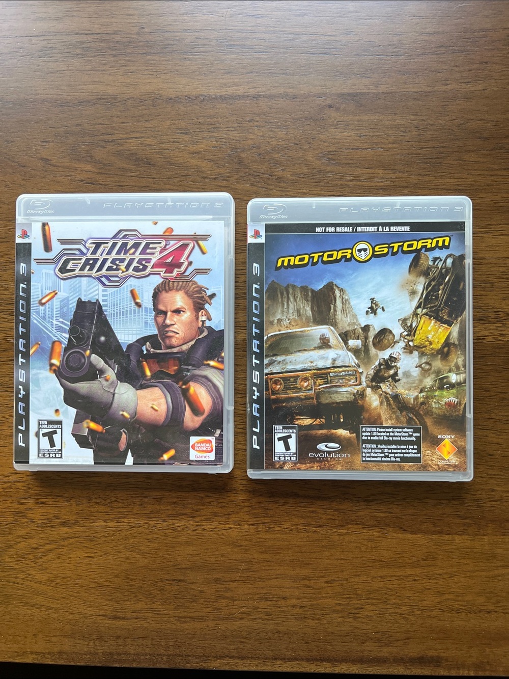 Sony PlayStation 3 Game Pair – Time Crisis 4 & MotorStorm games